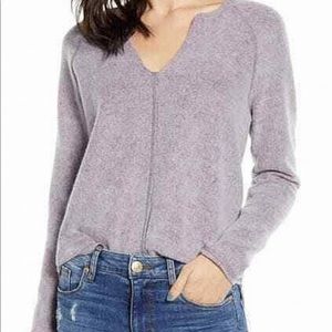 Socialite New Split Knot V Neck Sweater